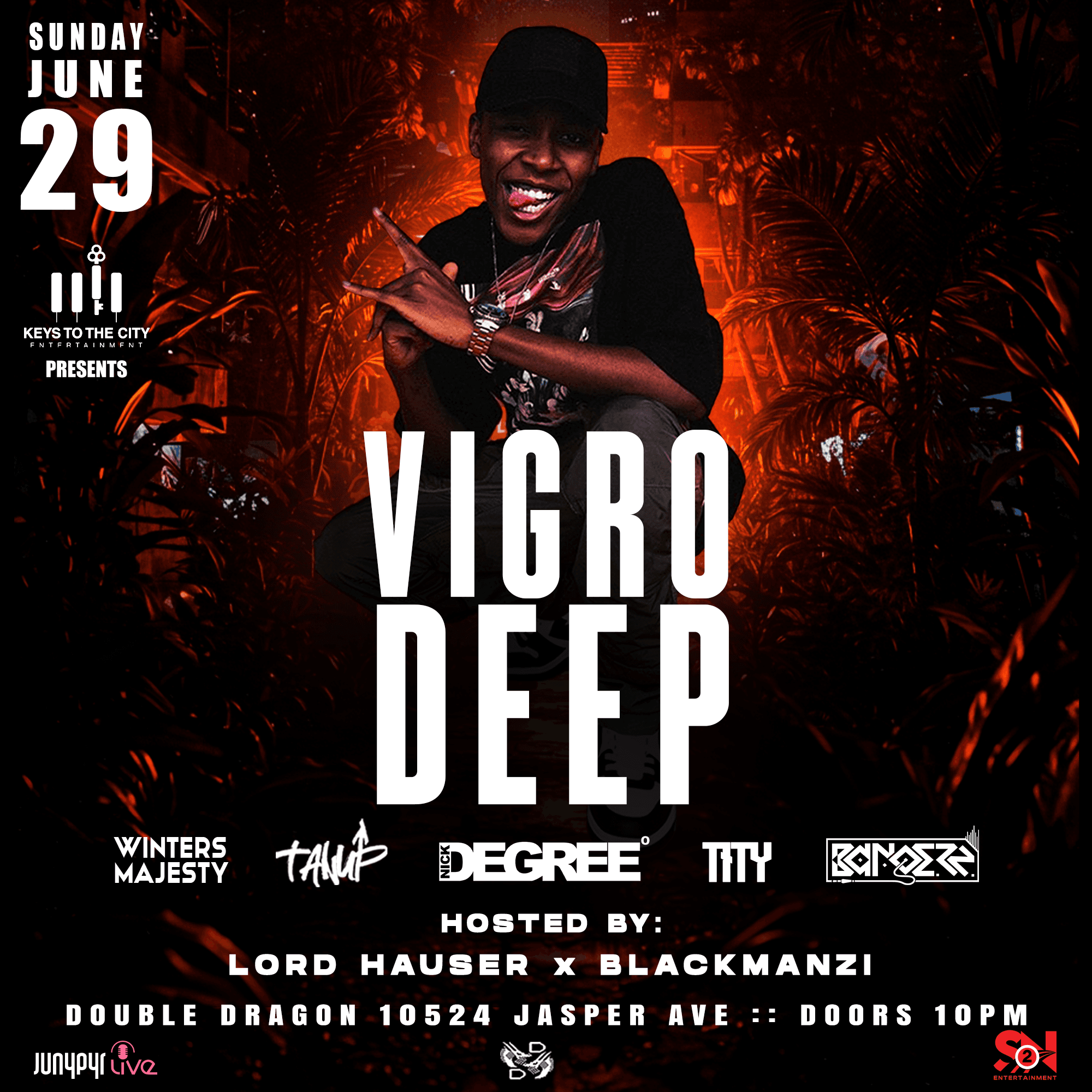 Vigro Deep: Live in Edmonton Junypyr Presents
